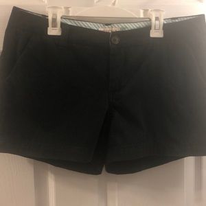 Black shorts. Size 6